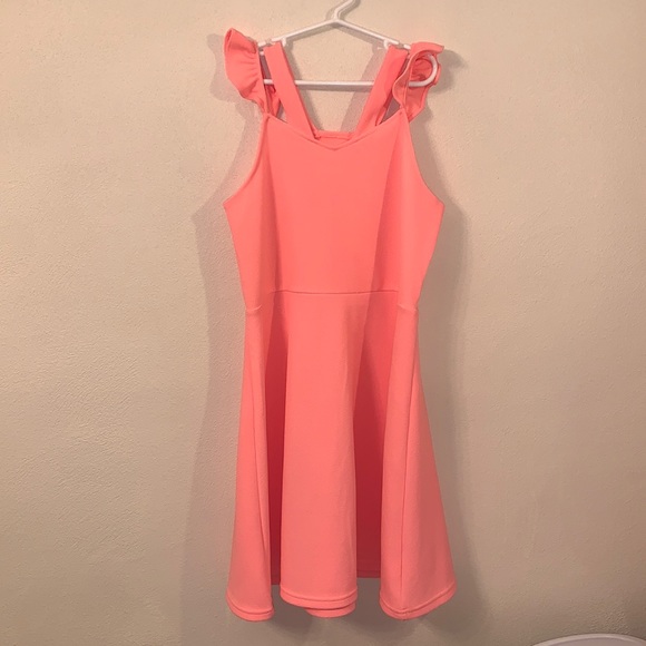 The Children's Place Other - Girls XXL/16 Childrens Place Coral Open Shoulder Dress